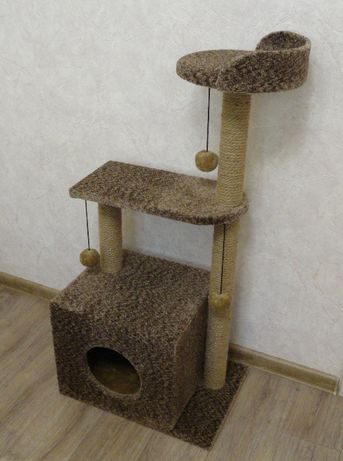 Домик для кошки с когтеточкой