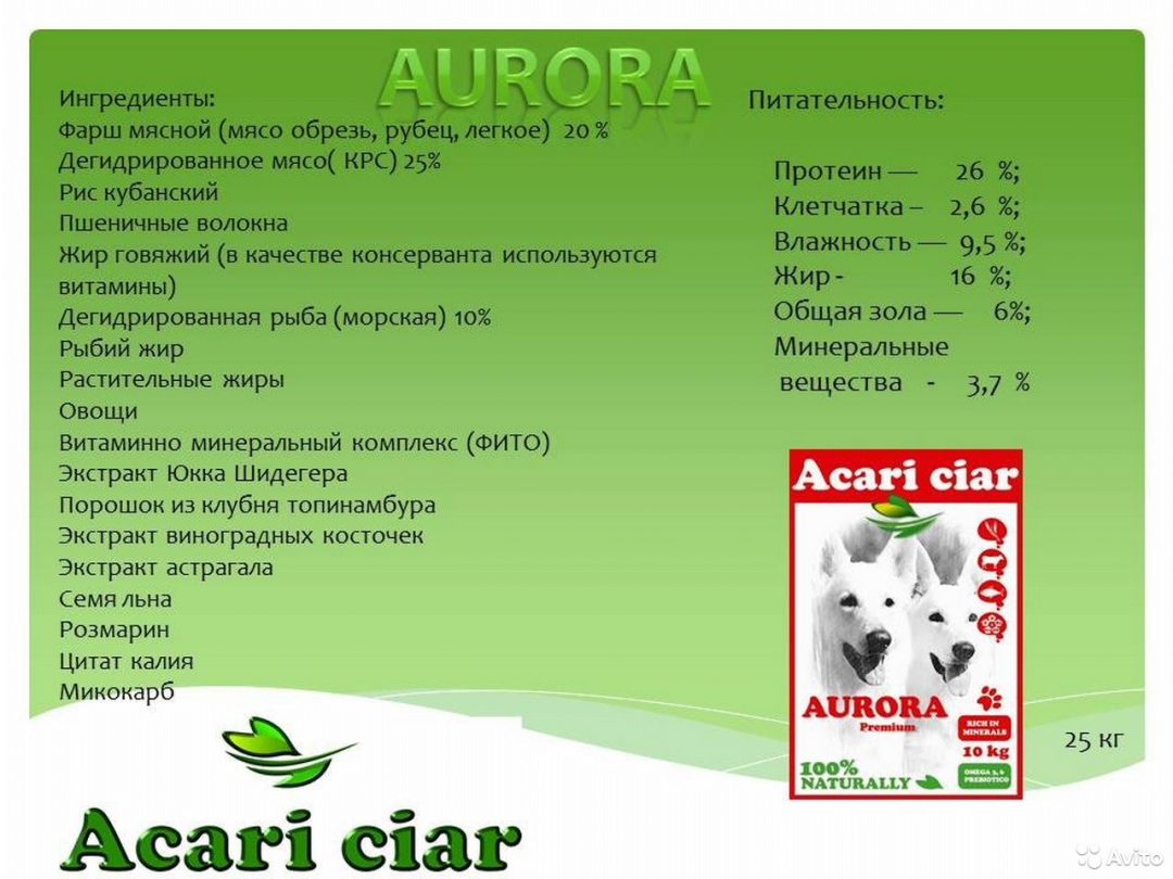 Acari ciar корма купить. Корм Акари Киар для собак состав. Acari Ciar Aurora корм для собак 25. Акари Киар линейка кормов.
