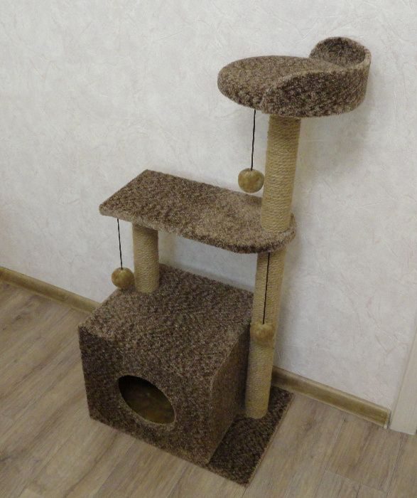 Домик для кошки с когтеточкой