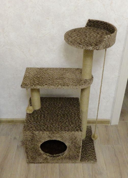 Домик для кошки с когтеточкой