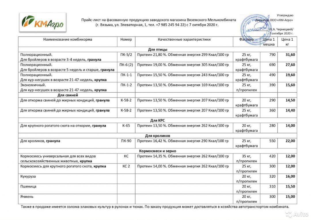 Тюмень прейскурант цен